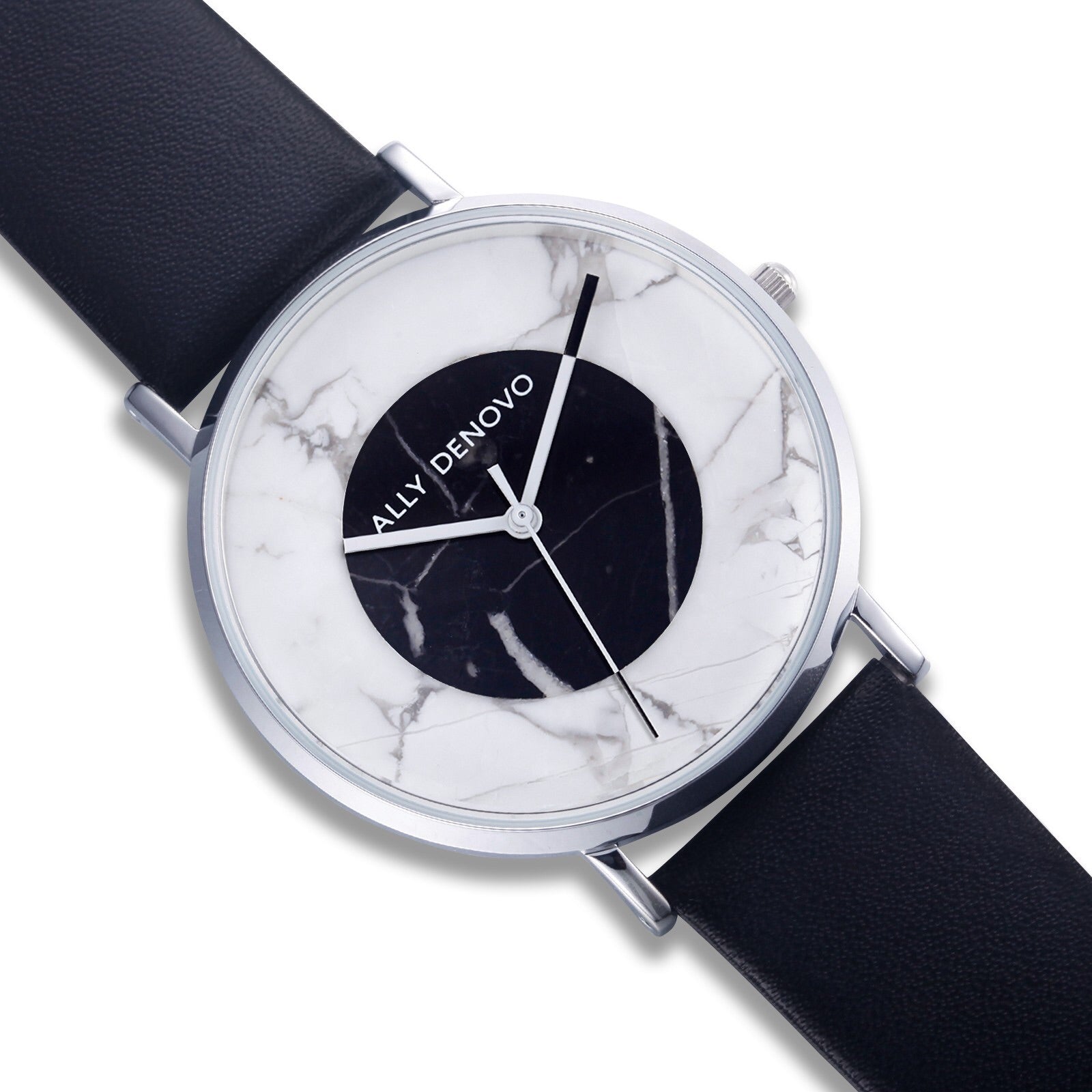 【男款】黑水玉拼接大理石腕錶 AM5012.1